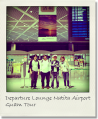 Departure Lounge Natita Airport Guam Tour