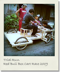 Trial Run Red Bull Box Cart Race 2009